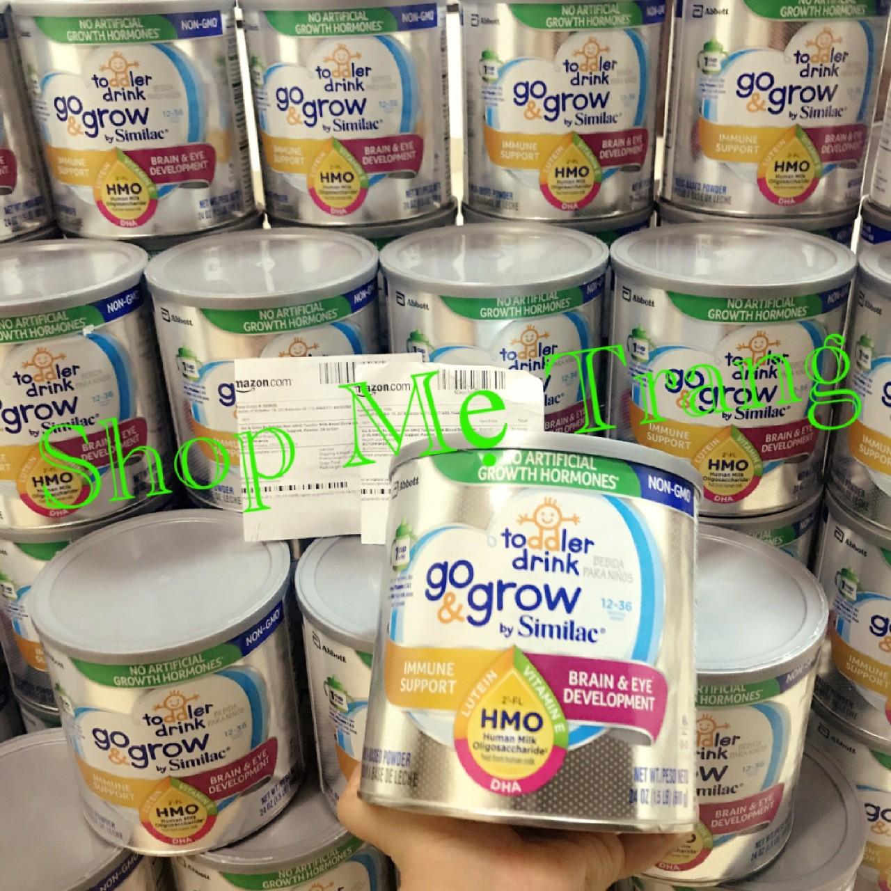 [ Hàng air, có bill ] Sữa bột Similac Go Grow NON-GMO - HMO 680g Mỹ