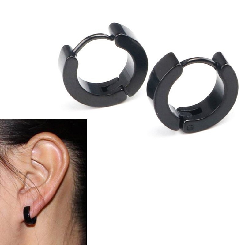 Bông tai nam titan xỏ lỗ 7 màu