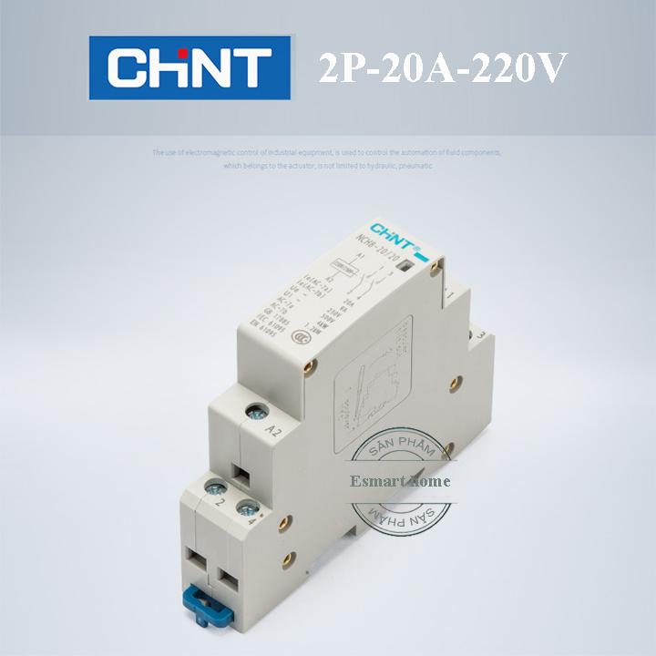 Khởi động từ contactor 1P Chint NCH8 20A