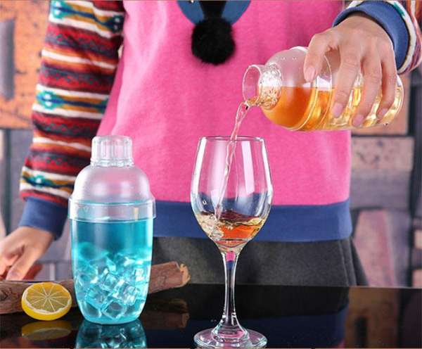 Bình lắc pha chế có vạch chia định lượng 700ml (cocktail shaker)