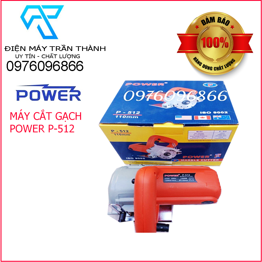 Máy Cắt Gạch Power 512 Nhập Khẩu Malaysia