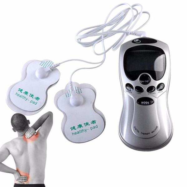 Máy Massage Bấm huyệt Xung Điện với 4 miếng dán dùng bằng tiếng việt