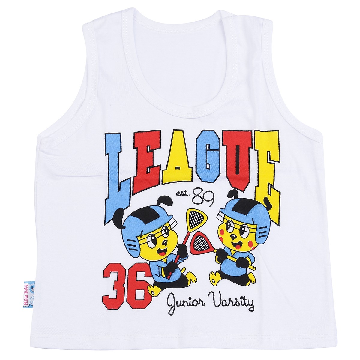 Set 5 Áo Ba Lỗ Cotton Cho Bé 3-25 Ký Có 12 Size