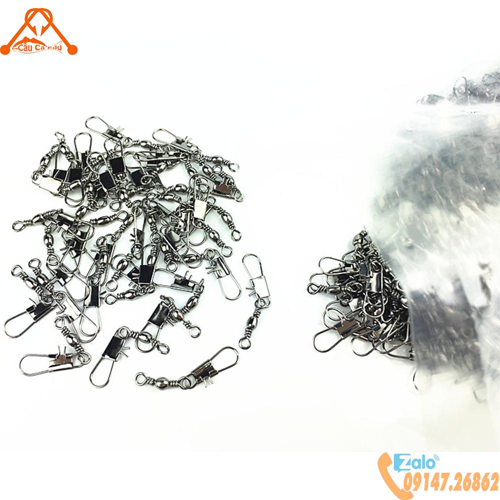 Combo 10 Khóa Link Chống Xoắn - Link Câu Cá | Caucaedu