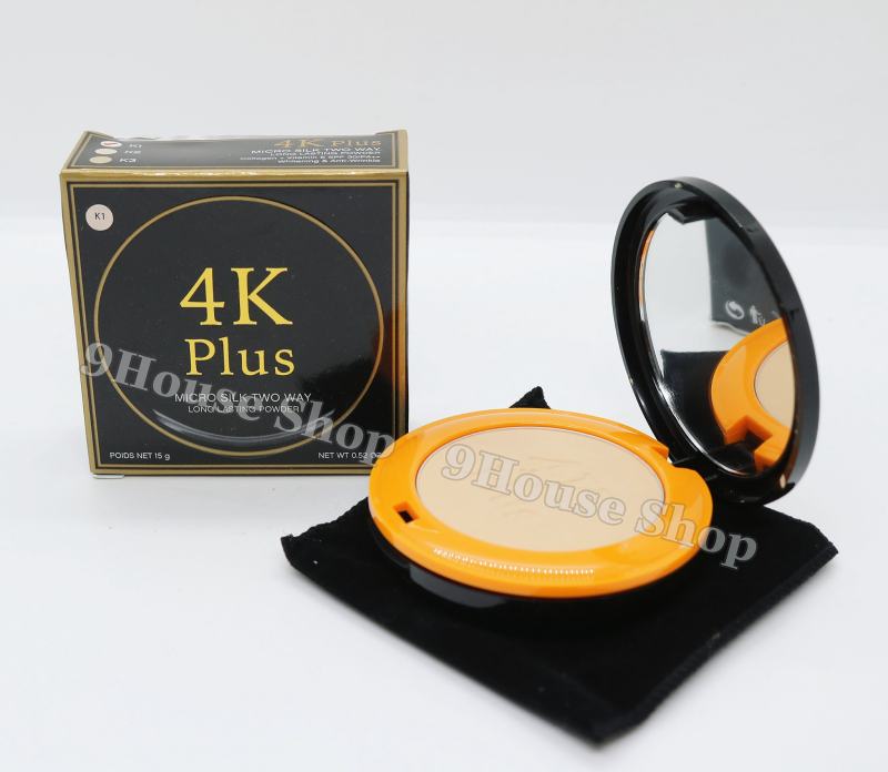 01 Phấn Phủ 4K Plus Micro Silk Two Way Thái Lan Kiềm Dầu & Chống Nắng SPF30PA++ cao cấp