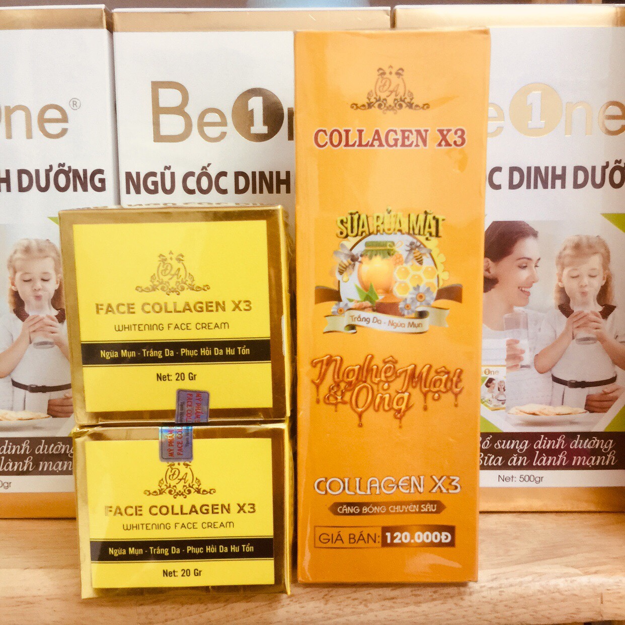 Combo Kem face X3 và Sửa rửa mặt  X3 Đông Anh - Chính hãng