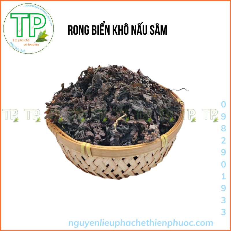 Rong biển khô nấu sâm - rong mơ khô nấu sâm rong biển - 500g - rong biển Khánh Hoà