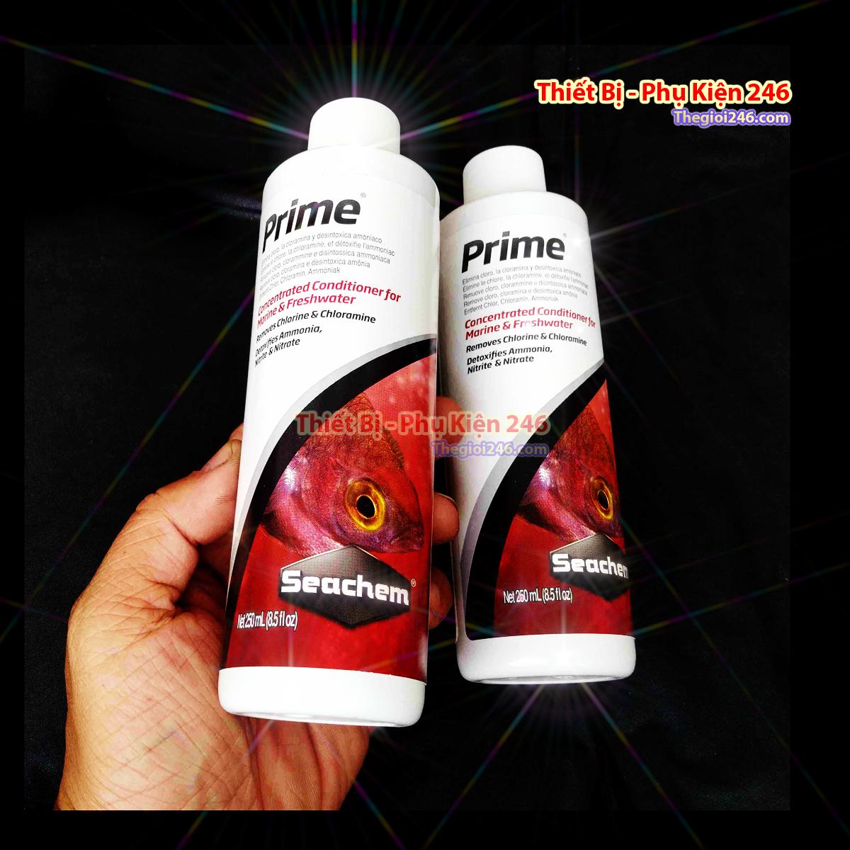 Seachem Prime 250ml  Khử Độc Nước Cấp Tốc Dành Cho Hồ Cá Rồng