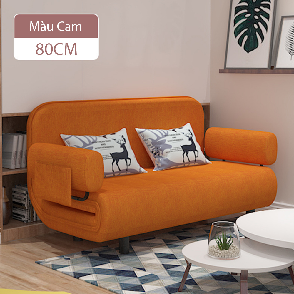 Sofa giường thông minh gấp gọn thành ghế thiết kế tiện lợi, Giường sofa gấp thông minh đa năng gấp gọn 150x190cm