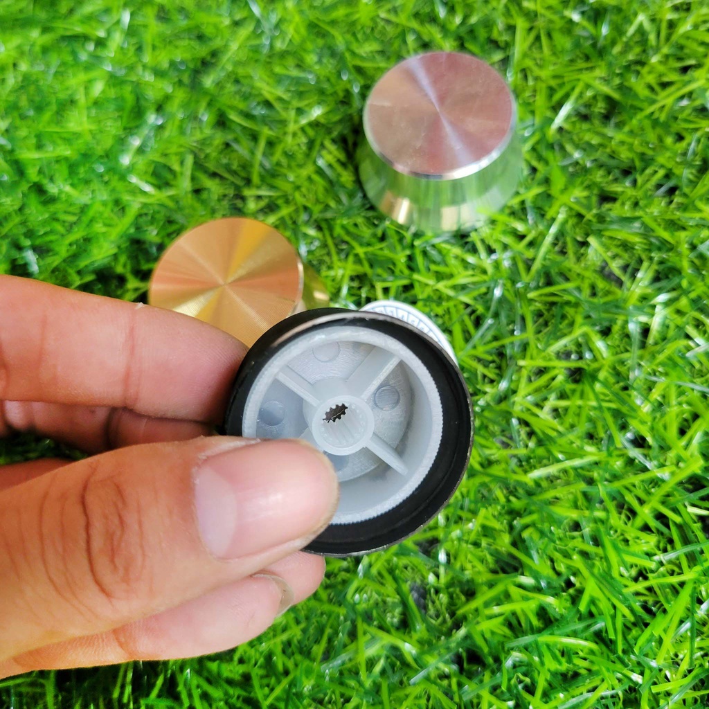 Nút Volume Ampli Núm vặn tổng cho ampli chất liệu nhôm