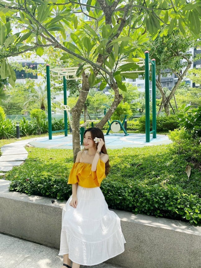 Áo trễ vai bèo siêu xinh...