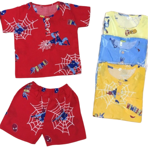 [HCM]Combo 3 bộ quần áo bé Trai Cộc Tay vải Tole lanh loại đẹp size 1 đến 9 cho bé 5 đến 26kg hàng Việt Nam chất lượng cao (Màu ngẫu nhiên)