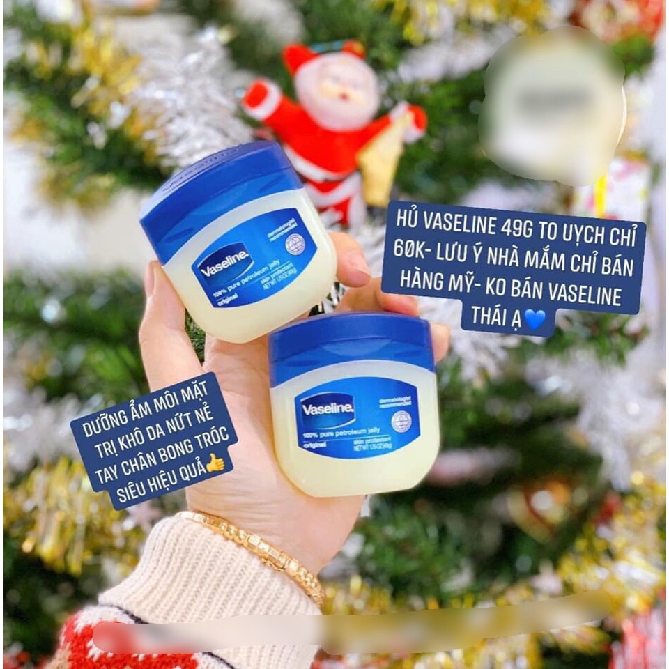 Sáp Dưỡng Ẩm VASELINE Mỹ 49g Đa Năng
