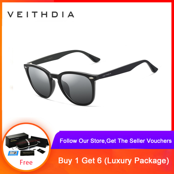 Mua VEITHDIA Brand 6116 Unisex Aluminum + TR90 Mens Photochromic Mirror Sunglasses Designer Eyewear Accessories Sun Glasses For Women For Men