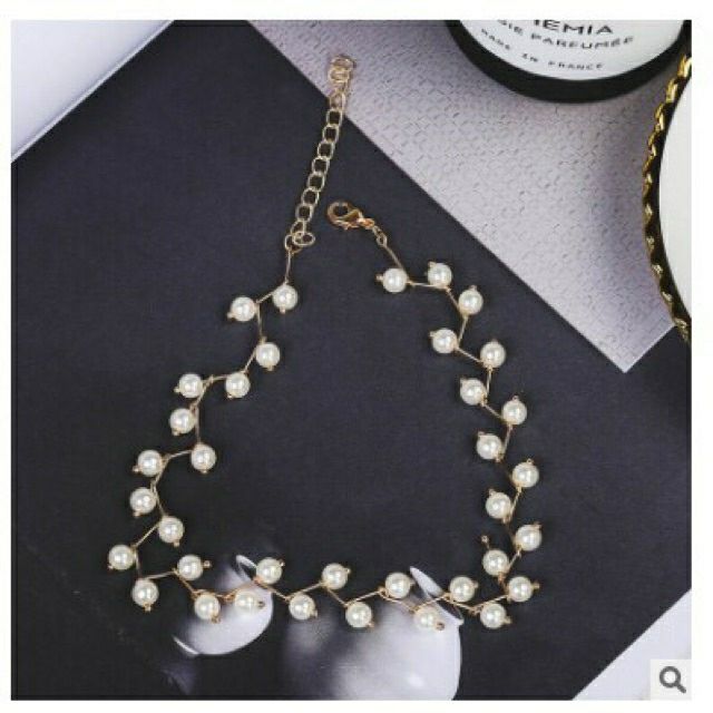 [HCM]Choker vòng cổ đính ngọc/pha lê