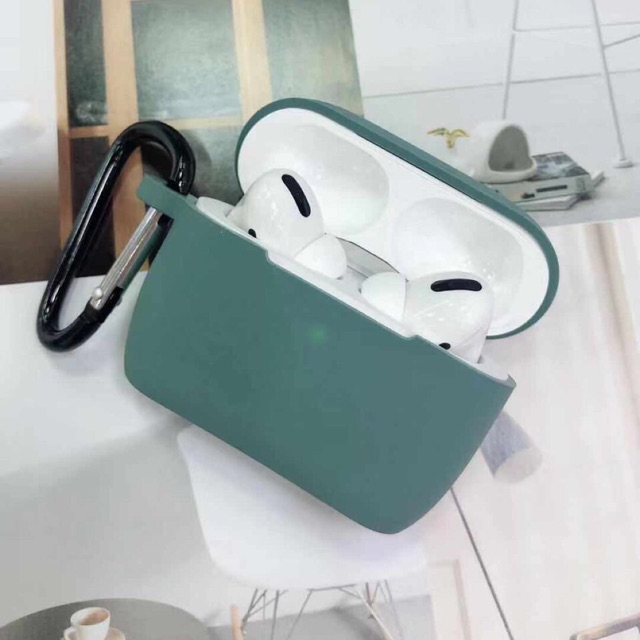 Bao da silicon AIRPOD PRO lắp liền -