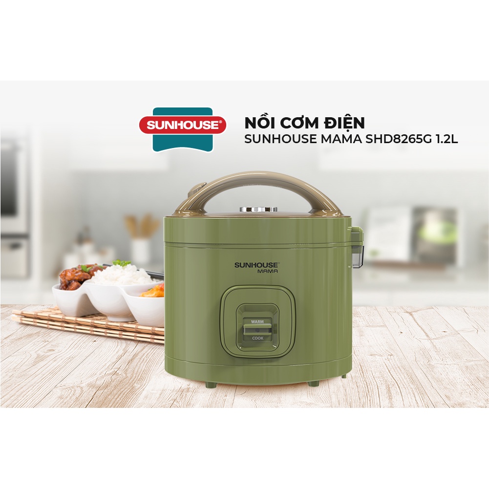 Nồi cơm điện 1.2L SUNHOUSE MAMA SHD8265G