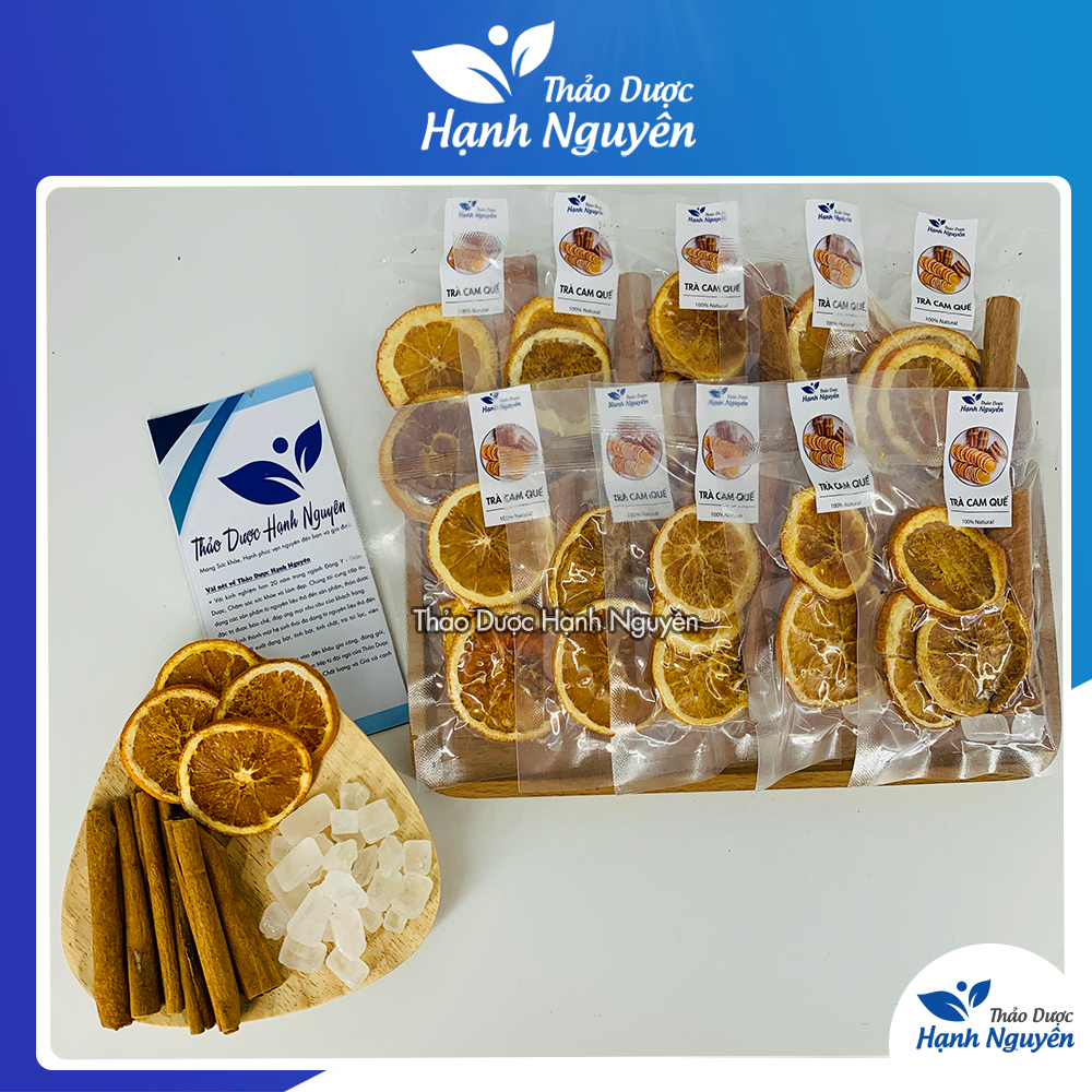 1 set trà cam quế - tặng hạt chia