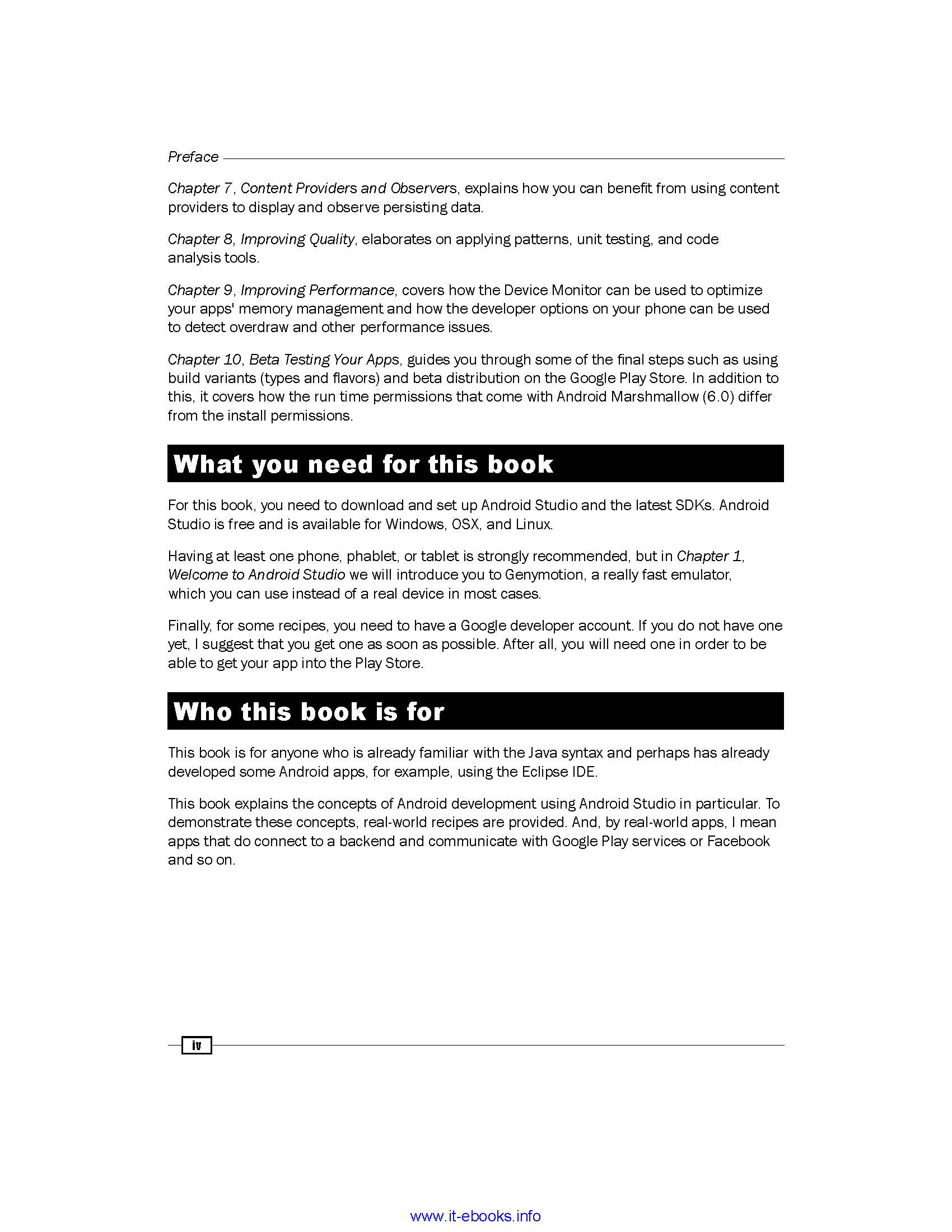 Android Studio Cookbook