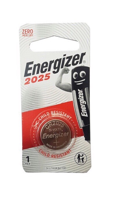 Pin CR 2025 Energizer Lithium 3V  Vỉ 1 viên