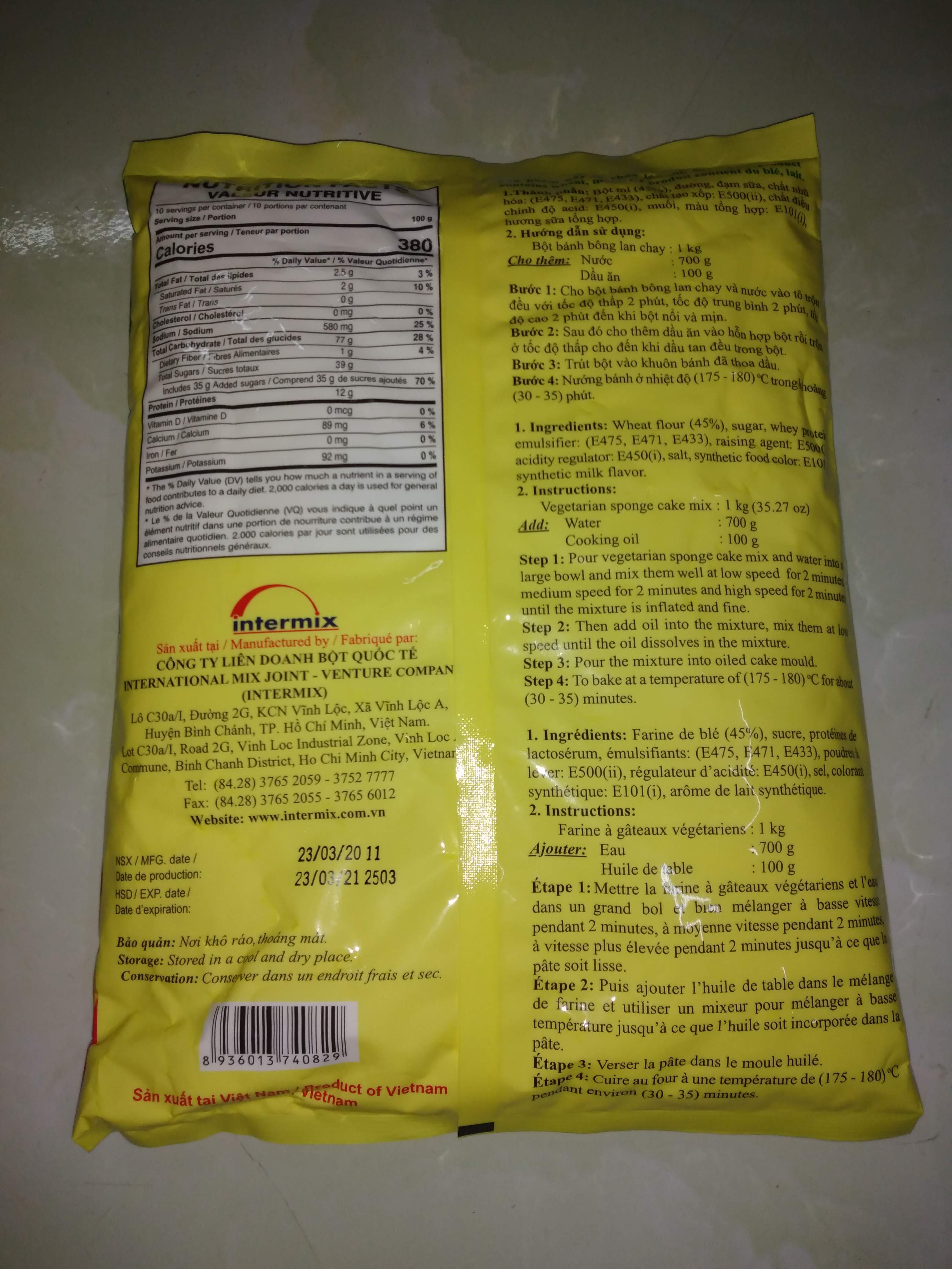 Mikko-chorionic clay cake flour