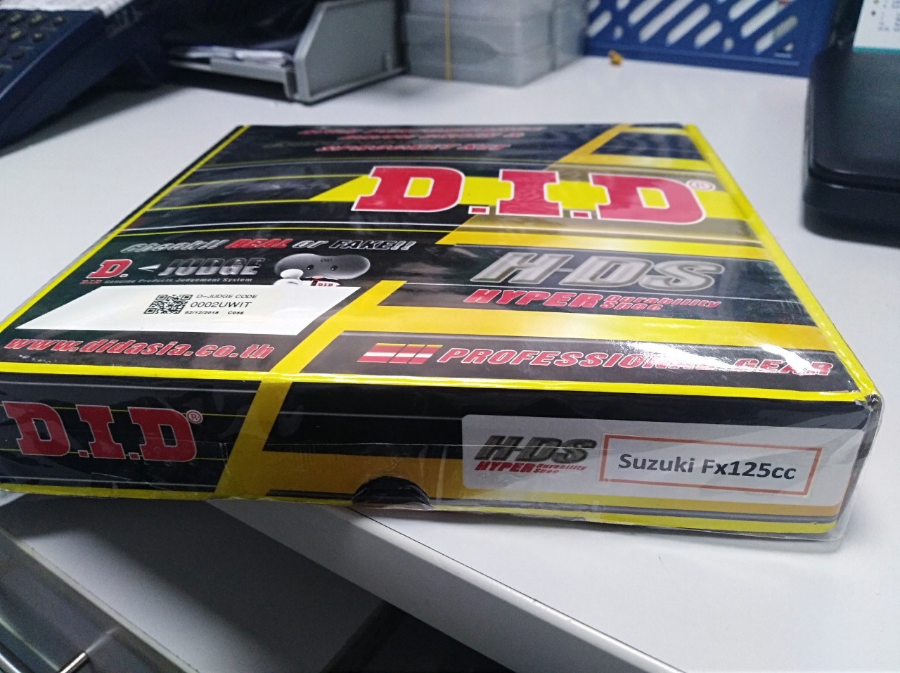 Suzuki FX 125cc- Bộ Nhông Sên Đĩa D.I.D Vàng ThaiLand- 10Li