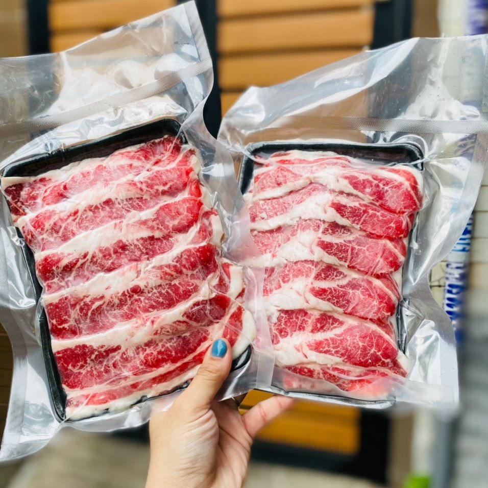 [GIAO NHANH 2H HCM] 1Kg Ba Chỉ Bò Mỹ Cắt Lát