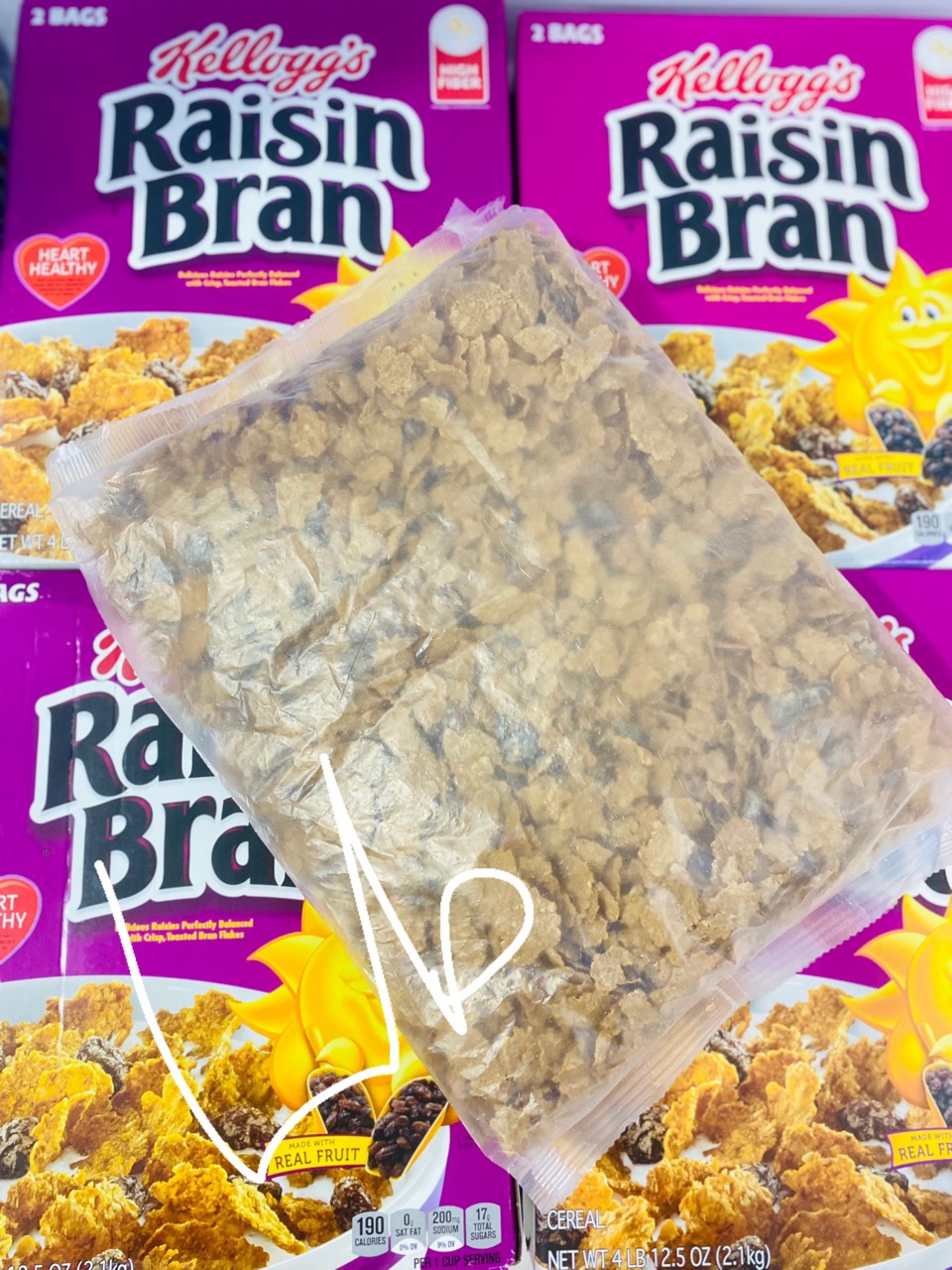 NGŨ CỐC NHO KHÔ KELLOGG’S RAISIN BRAN