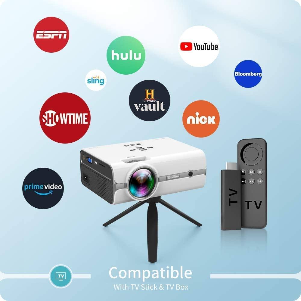 [Trả góp 0%][ VOUCHER 200K ] - Máy chiếu mini HD VANKYO Leisure 410W - Hàng chính hãng
