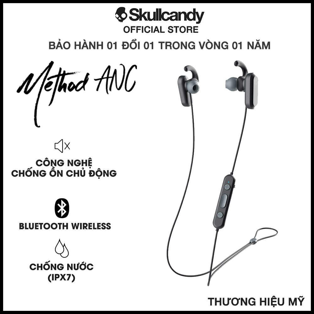 Tai Nghe Bluetooth Skullcandy Method ANC Noise Canceling Wireless