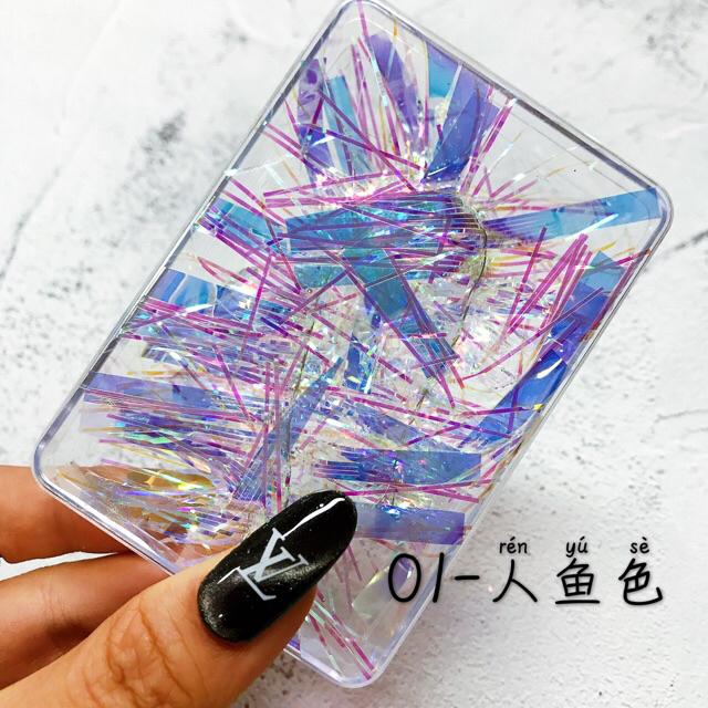 Phụ kiện giấy thuỷ tinh siêu sáng trang trí móng tay nail