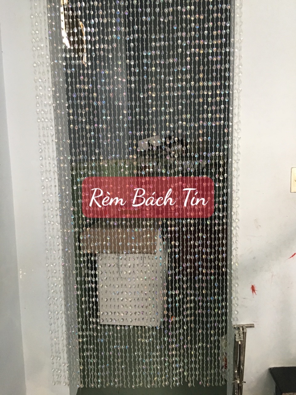 rèm cửa hạt nhựa giả pha lê cao cấp