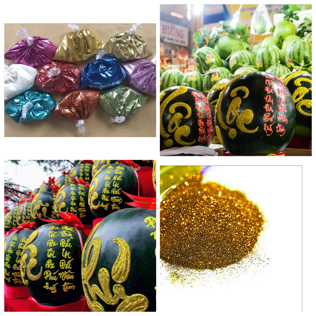 Bột kim tuyến trang trí 100g