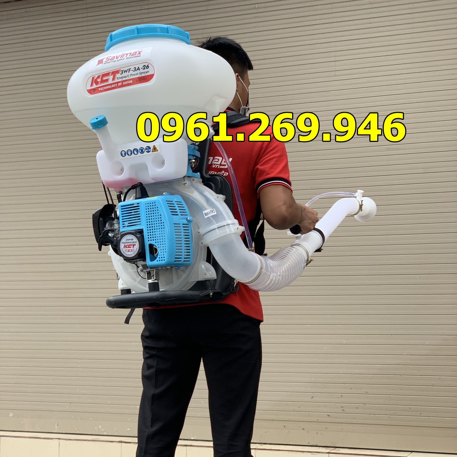 Máy phun thuốc trừ sâu xạ lúa KCT 3WF-3A-26