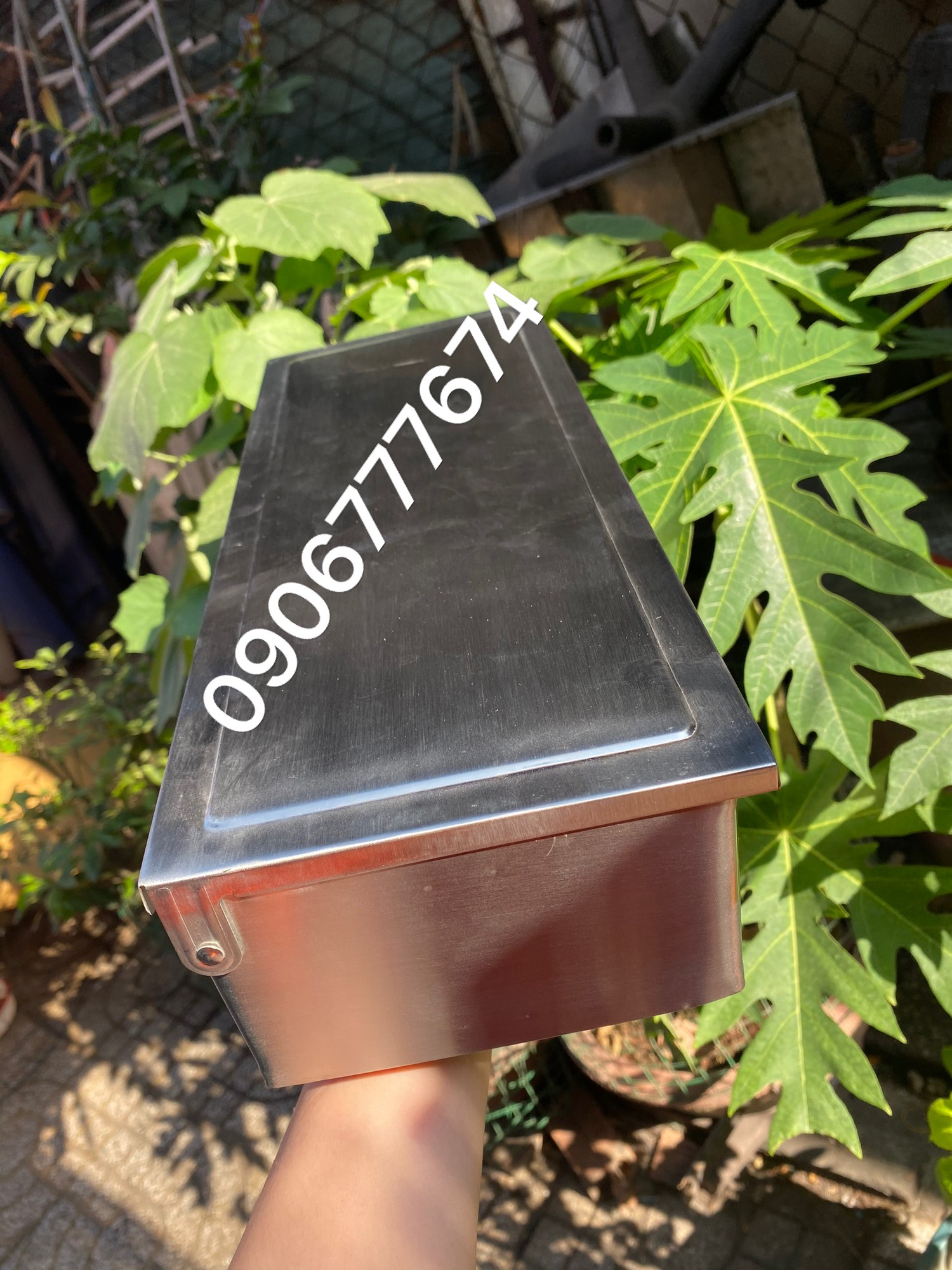 Hộp Đựng Gia Vị / Đựng Topping Inox Cao Cấp ( hộp dài )
