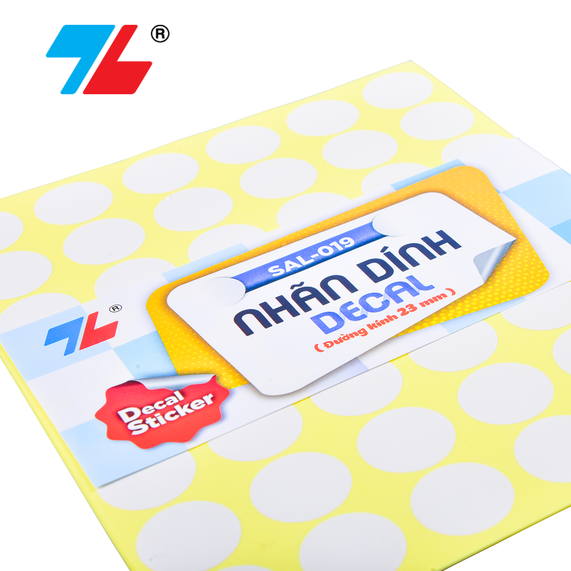 Nhãn dính decal thiên long sal-019