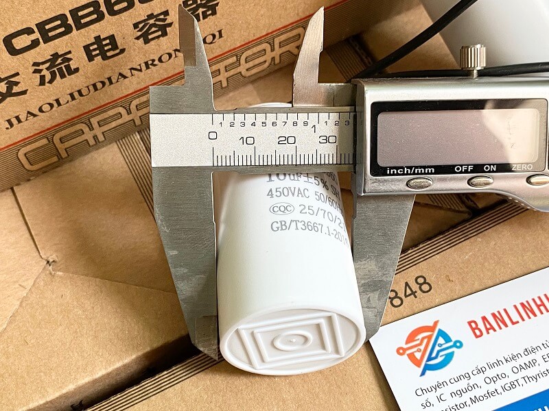 Tụ khởi động CBB60 10uF/450V