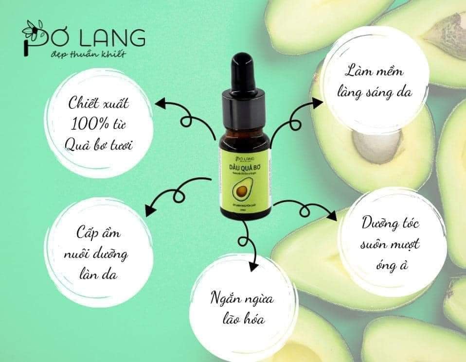 [HCM]Dầu quả bơ Pơ Lang (ép lạnh nguyên chất)