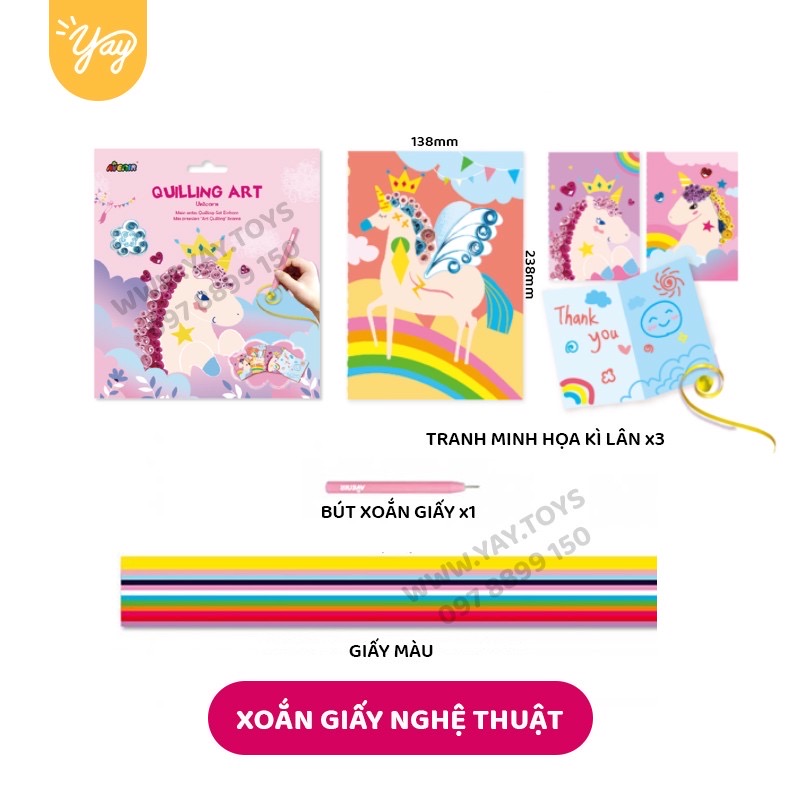 [4 TRONG 1] Bộ Thủ Công Kỳ Lân Cho Bé 5+ Avenir