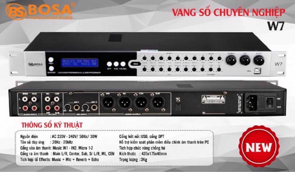 Vang số Bosa W7