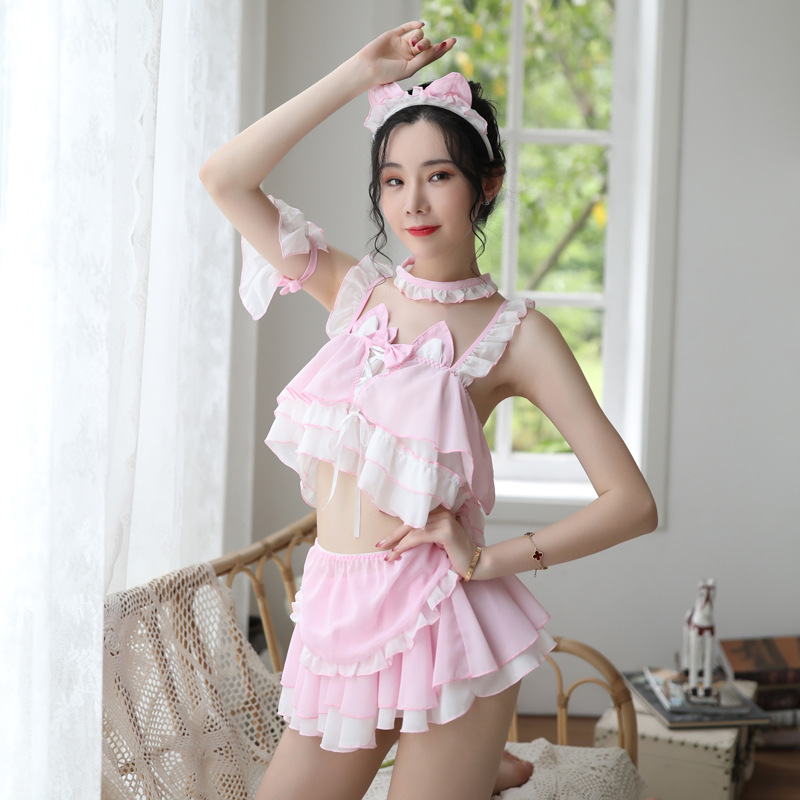 Đồ ngủ big size cosplay mèo gợi cảm