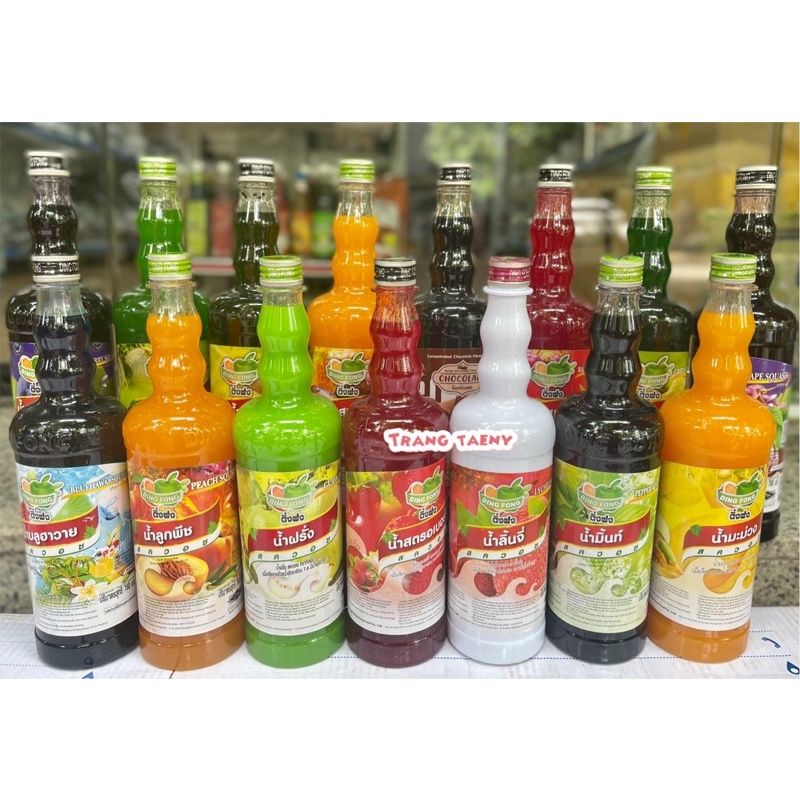 Siro trái cây Thái Lan Ding Fong 100ml