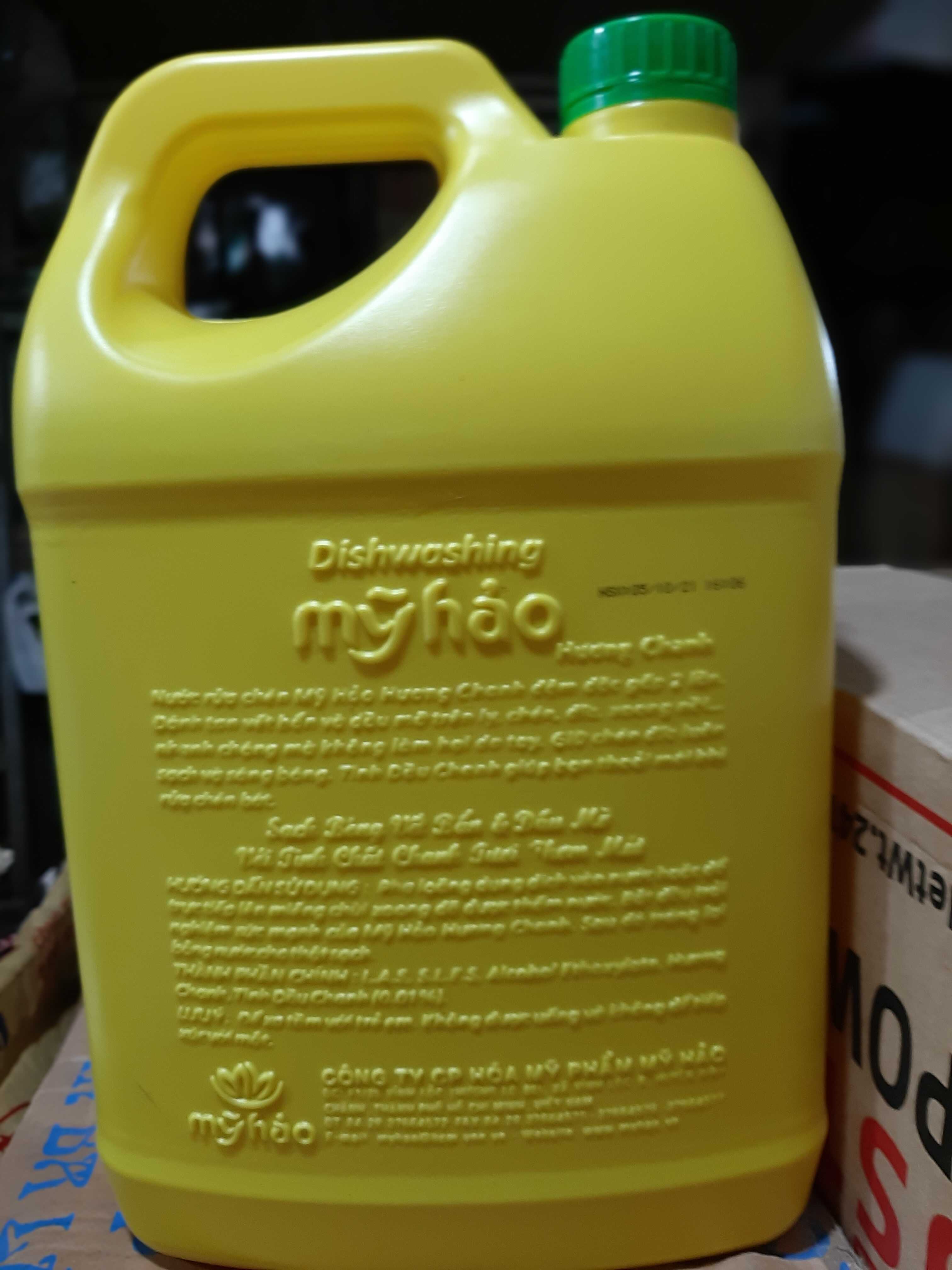 Nước Rửa Chén Mỹ Hảo Hương Chanh Can 3.8kg
