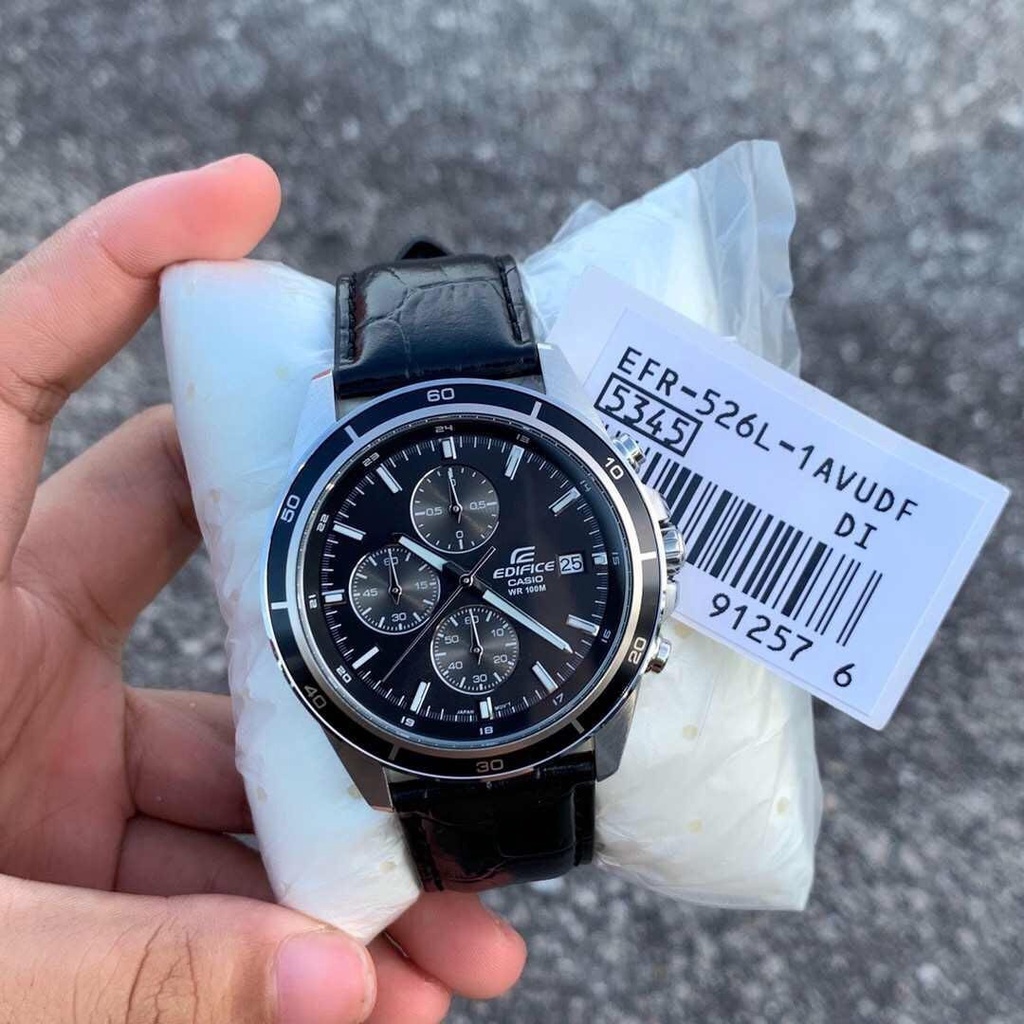 Đồng Hồ Casio Edifice Nam Dây Da EFR-526L-1AVUDF