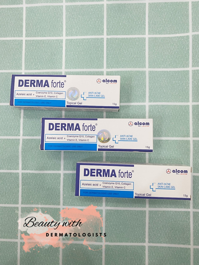 GEL GIẢM MỤN VÀ THÂM DERMAFORTE [HÀNG CÔNG TY CÓ TEM]- 15G
