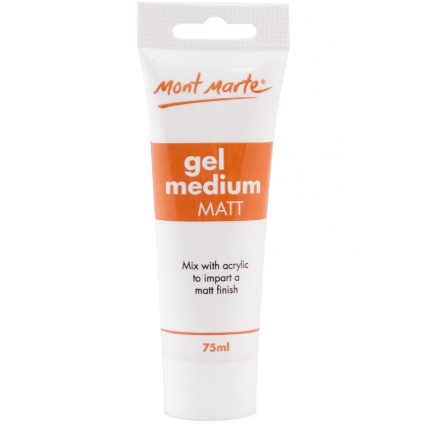 [HCM]DUNG DỊCH PHA MÀU MEDIUM ACRYLIC MONT MARTE GLOSS / MATT / RETARDER TUÝP 75 ML