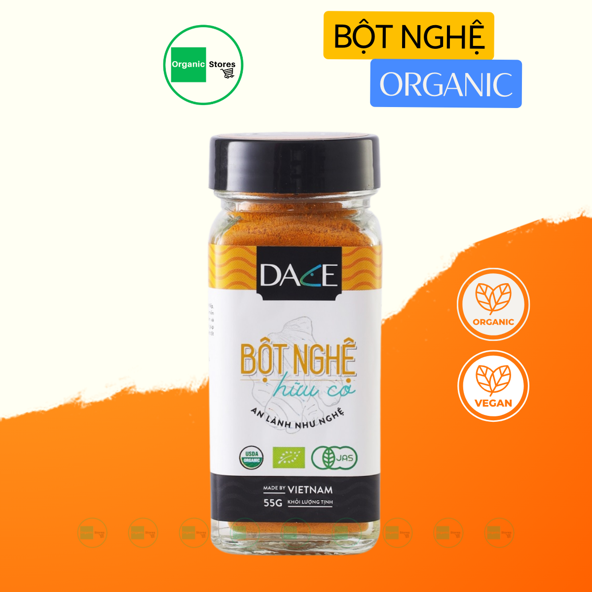 Organic Turmeric Powder 55gr - Dace