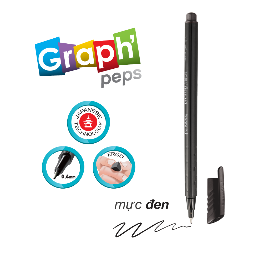 MAPED - Viết kim Graph' Peps 11 màu sắc - 1 cây
