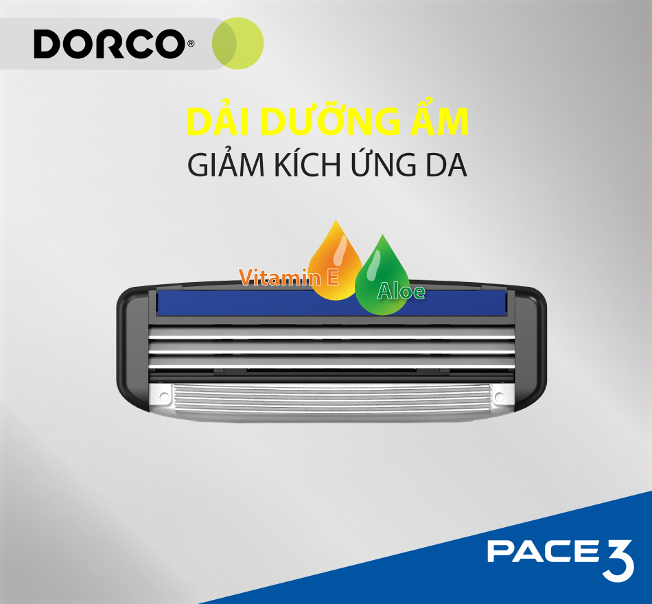 Dạo râu 3 lưỡi DORCO PACE 3