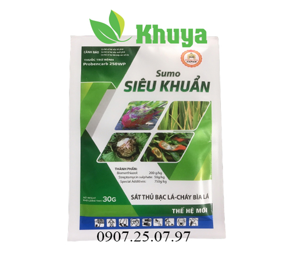 Thuốc trừ bệnh probencarb 250wp sumo siêu khuẩn gói 30gr